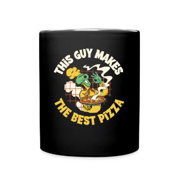 This Guy Makes The Best Pizza Pizza Gift - Full Colour Mug - black - Front