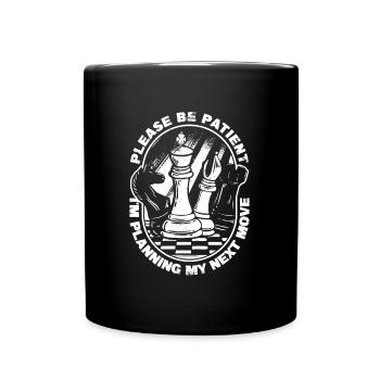 Chess chess piece - Full Colour Mug - black - Front