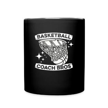 Basketballtrainer Basketball Trainer Coach - Tasse einfarbig - Schwarz - Vorne