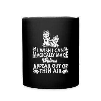Wolf - Full Colour Mug - black - Front