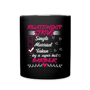 Drôle son et son idée de cadeau Barber Relation - Mug uni - noir - Devant
