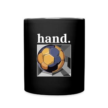 Logo handball Handball Club Joueur de handball - Mug uni - noir - Devant