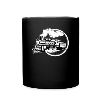 Cheminot Cheminot Train Conducteur de locomotive - Mug uni - noir - Devant