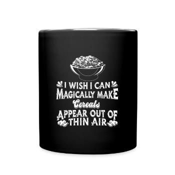 Breakfast Muesli Cereals - Full Colour Mug - black - Front