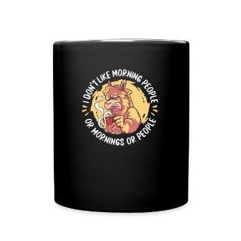 alpaga - Mug uni - noir - Devant