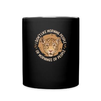 Cheetah - Full Colour Mug - black - Front