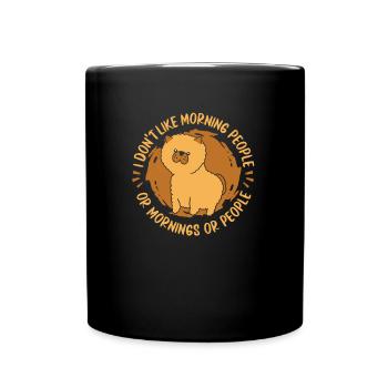 Chow Chow Chien - Mug uni - noir - Devant