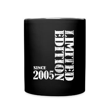 18e anniversaire Edition limitée depuis 2005 - Mug uni - noir - Devant