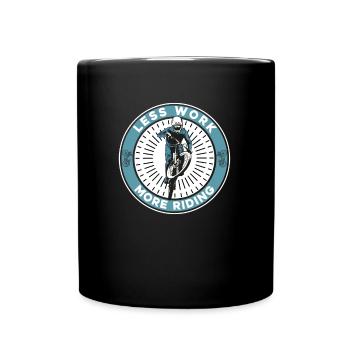 Vélo de route Vélo de route Cycliste cycliste - Mug uni - noir - Devant