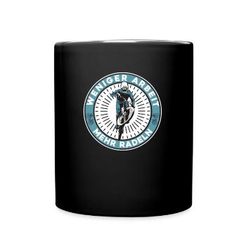 Vélo de route Vélo de route Cycliste cycliste - Mug uni - noir - Devant