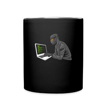 Programmierer Coder Software Entwickler - Tasse einfarbig - Schwarz - Vorne