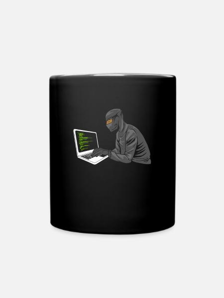 Programmierer Coder Software Entwickler - Tasse einfarbig - Schwarz