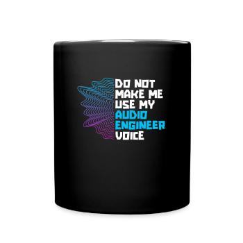 Tontechniker Sound Audio Engineer - Full Colour Mug - black - Front