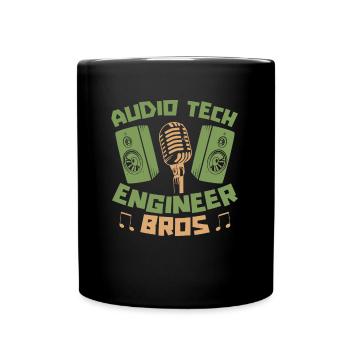 Tontechniker Sound Audio Engineer - Full Colour Mug - black - Front