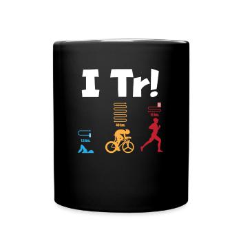 Triathlon - Full Colour Mug - black - Front