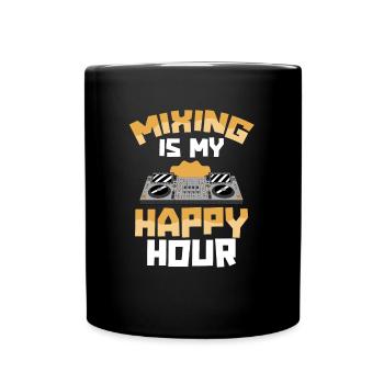 Tontechniker Sound Audio Engineer - Full Colour Mug - black - Front