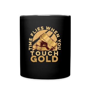 Mines d’or - Mug uni - noir - Devant