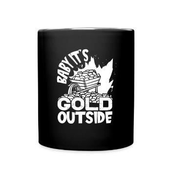 Gold Mining Gold Mine - Full Colour Mug - black - Front