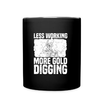Mines d’or - Mug uni - noir - Devant