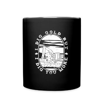 Gold Mining Gold Mine - Full Colour Mug - black - Front