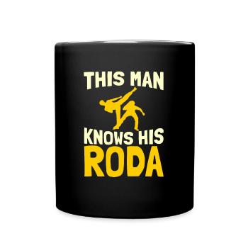 Capoeira Kamfsport Brésil Danse Martiale - Mug uni - noir - Devant