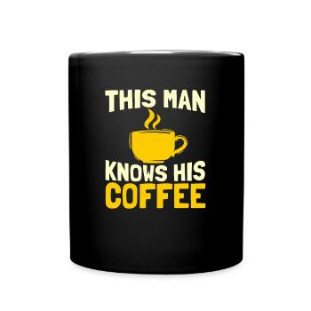 Coffee Coffee Drinker Coffee Lovers - Full Colour Mug - black - Front