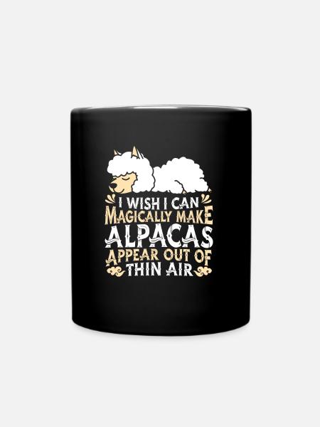 Alpaga - Mug uni - noir