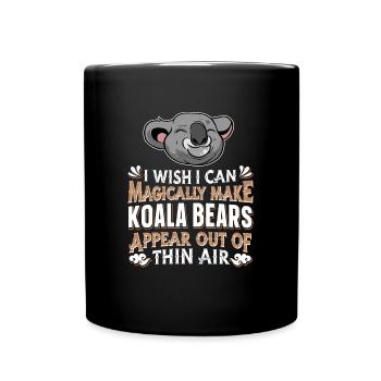 Koala Koala Bear - Full Colour Mug - black - Front