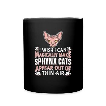 Sphynx Chat - Mug uni - noir - Devant