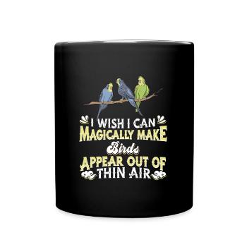 Bird Birds - Full Colour Mug - black - Front
