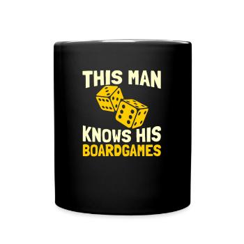 Board game - Full Colour Mug - black - Front
