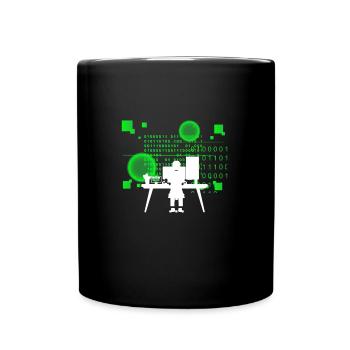 Programmer Coder Software Developer - Full Colour Mug - black - Front