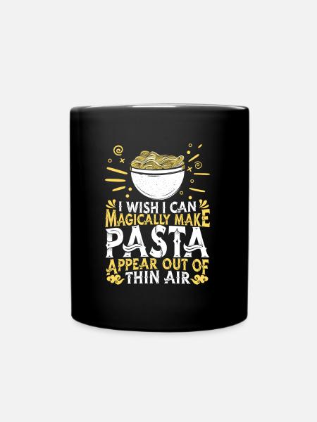 Pâtes Pâtes Plats Pâtes Spaghetti - Mug uni - noir