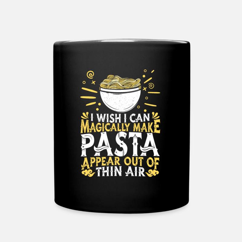 Pasta Pasta Dishes Pasta Spaghetti - Full Colour Mug - black