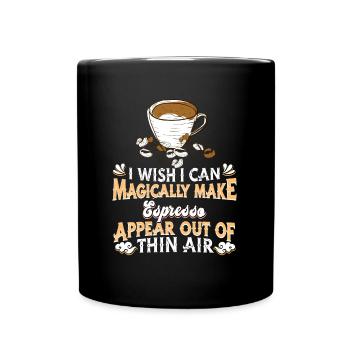 Espresso Coffee - Full Colour Mug - black - Front