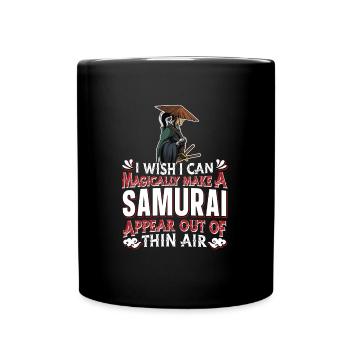 Samouraï - Mug uni - noir - Devant