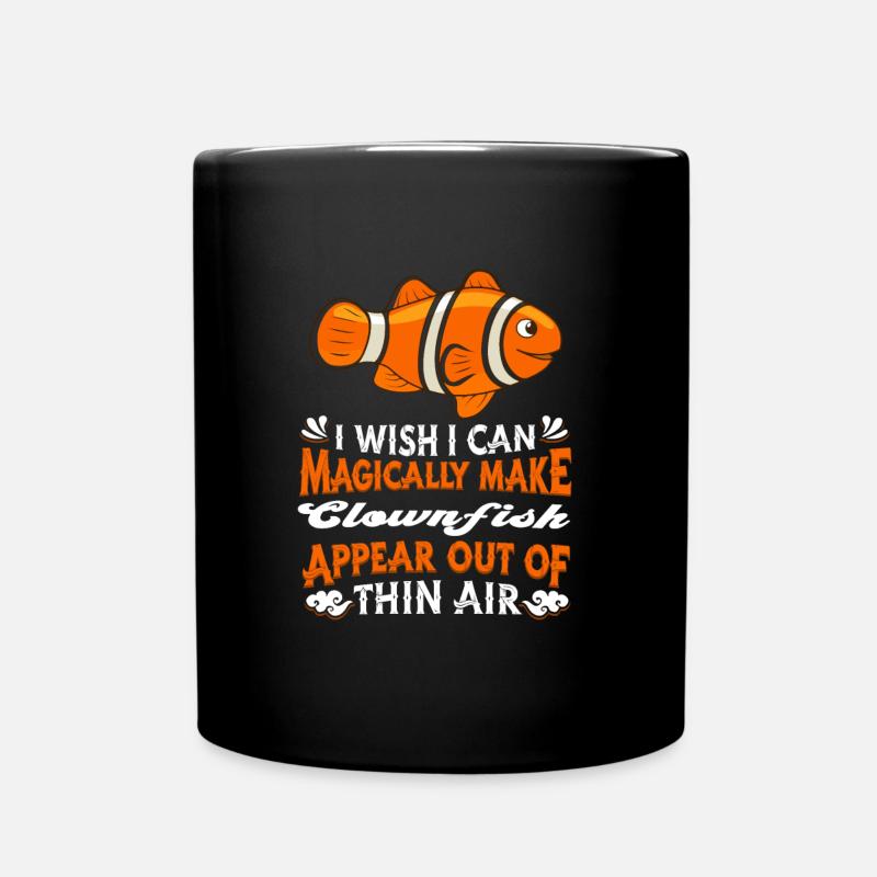 Clownfisch - Tasse einfarbig - Schwarz