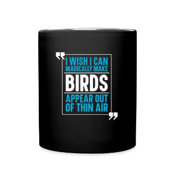 Bird Birds - Full Colour Mug - black - Front