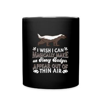 Honey badger - Full Colour Mug - black - Front