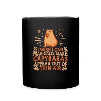 Capybara capybara rongeur - Mug uni - noir - Devant