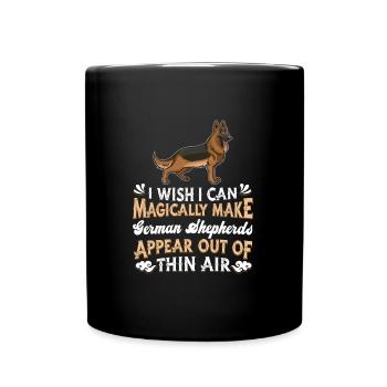 Deutscher Schäferhund Berger allemand - Mug uni - noir - Devant