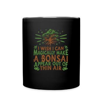 Bonsai Tree - Full Colour Mug - black - Front