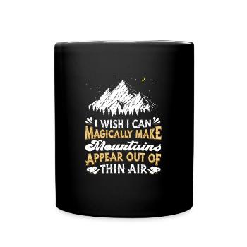 Climbing Mountaineering Climbers - Full Colour Mug - black - Front