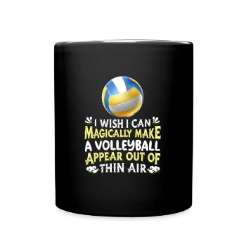 Volleyball Beach Volleyball - Full Colour Mug - black - Front