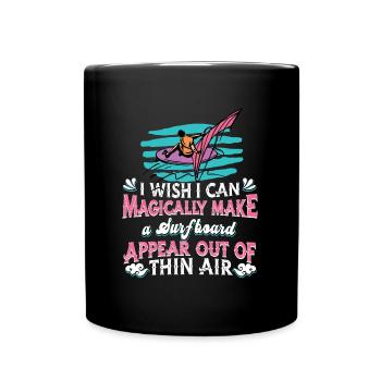 Windsurfing Windsurfen - Tasse einfarbig - Schwarz - Vorne
