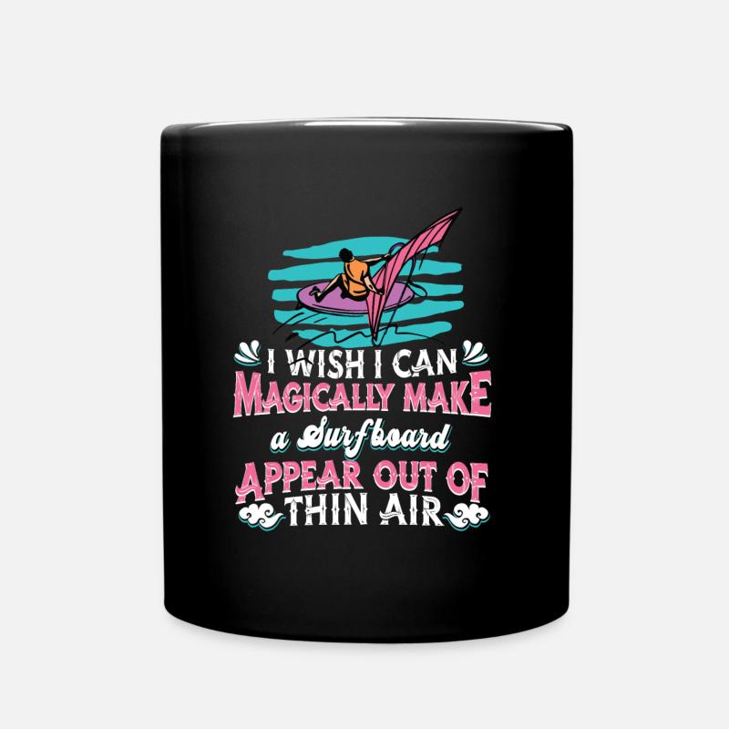 Planche à voile Windsurfen - Mug uni - noir