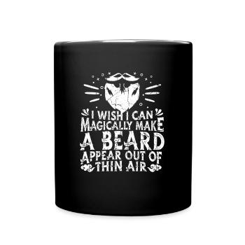 BeardEd Beard Porter Hipster Barber Man - Mug uni - noir - Devant