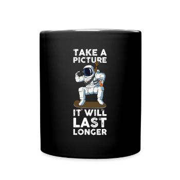 Take A Picture Photography Gift - Full Colour Mug - black - Front