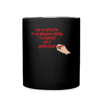 Pay No Attention Krimiserie Geschenk - Tasse einfarbig - Schwarz - Vorne