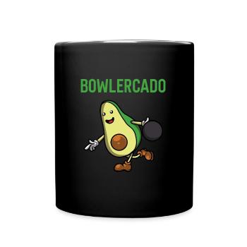 Bowling - Tasse einfarbig - Schwarz - Vorne